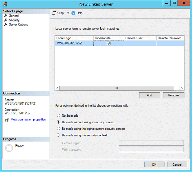 MS SQL Server i Linked Server MySQL > Inkluzja